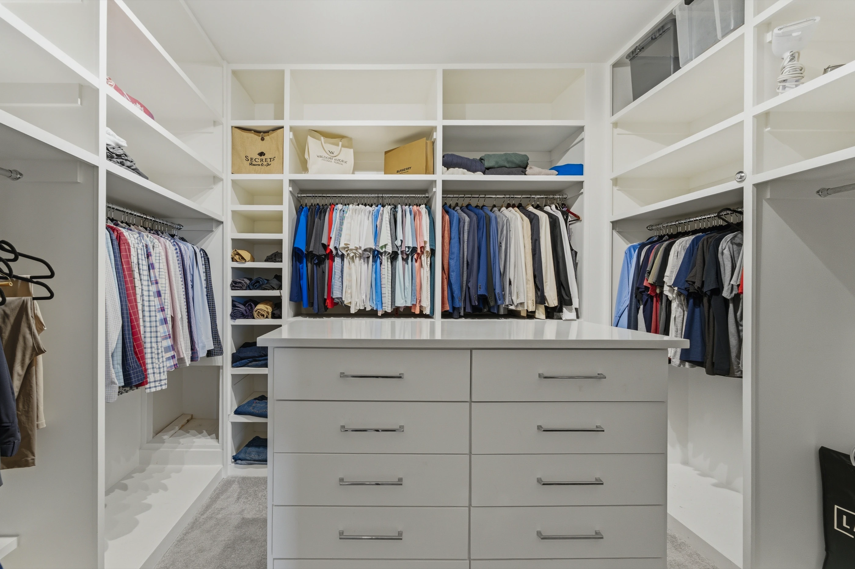 Primary closet